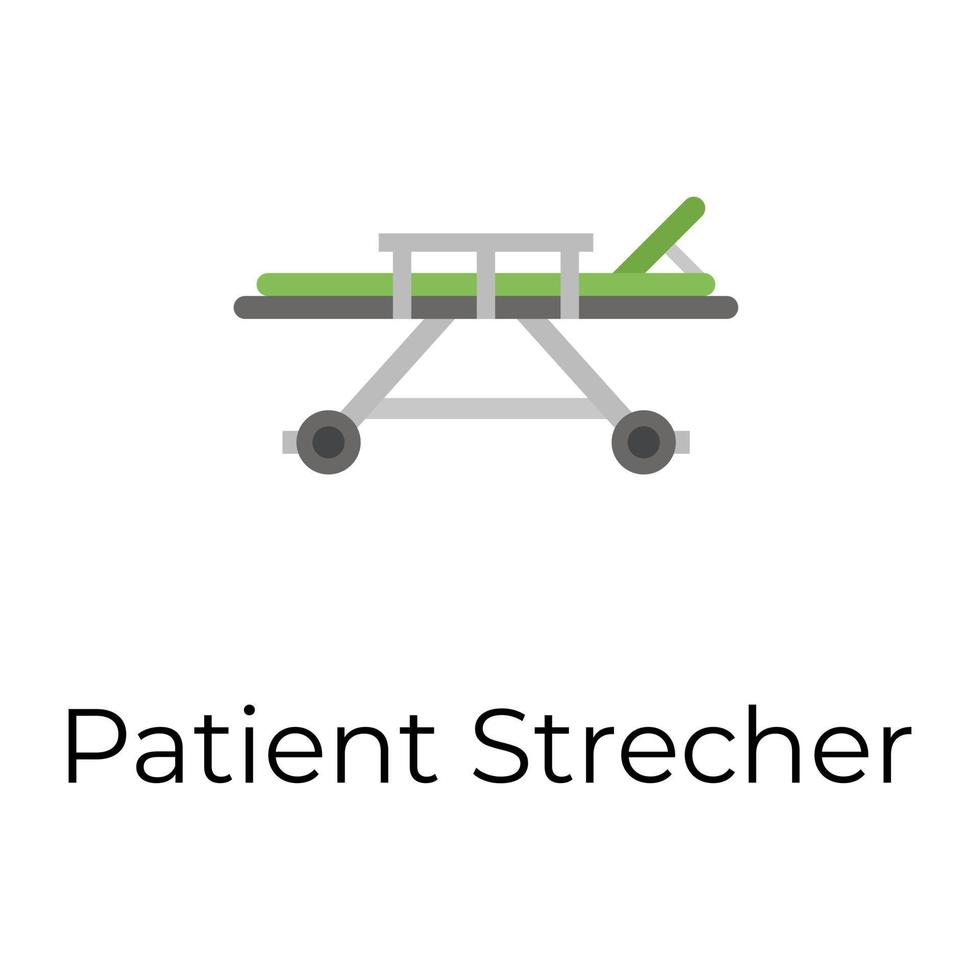 Trendy Patient Stretcher vector