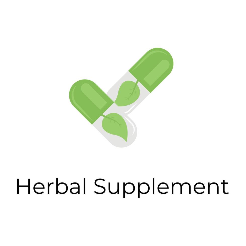 Trendy Herbal Supplement 13956814 Vector Art at Vecteezy