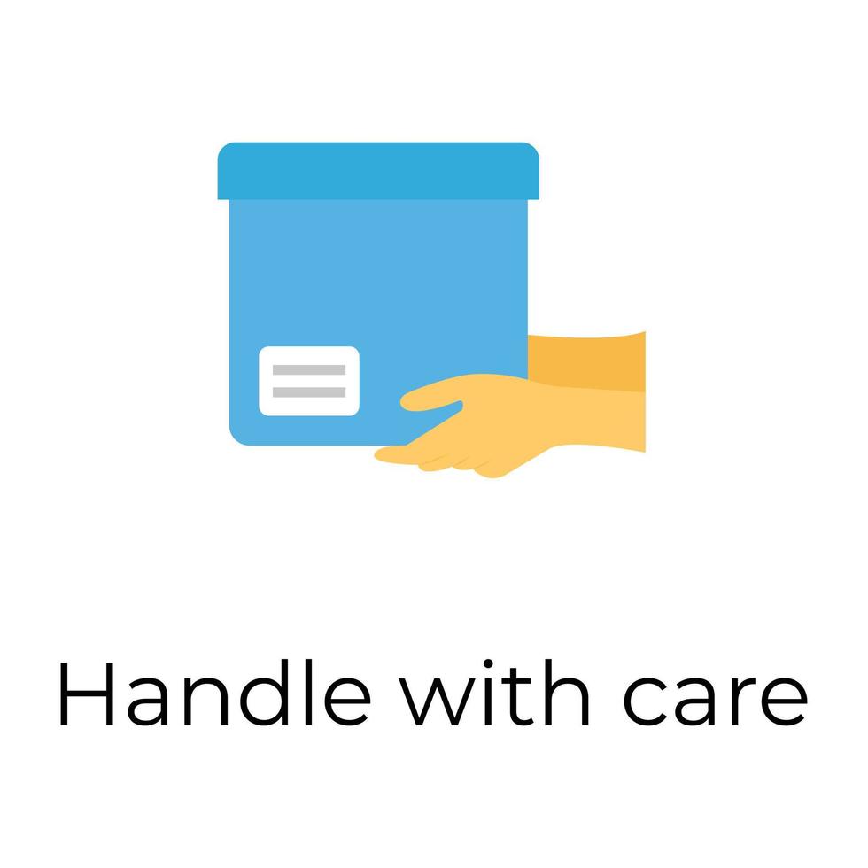 Handle with Care vector