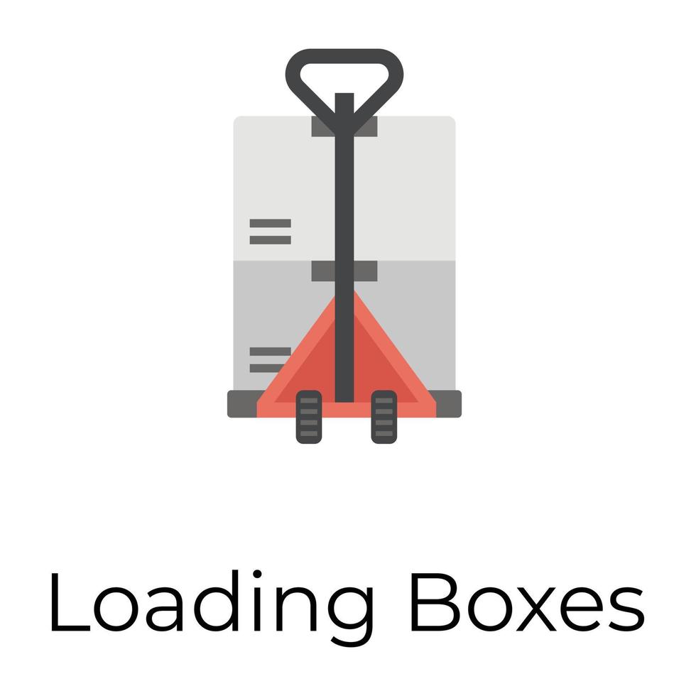 Trendy Forklift Concepts vector