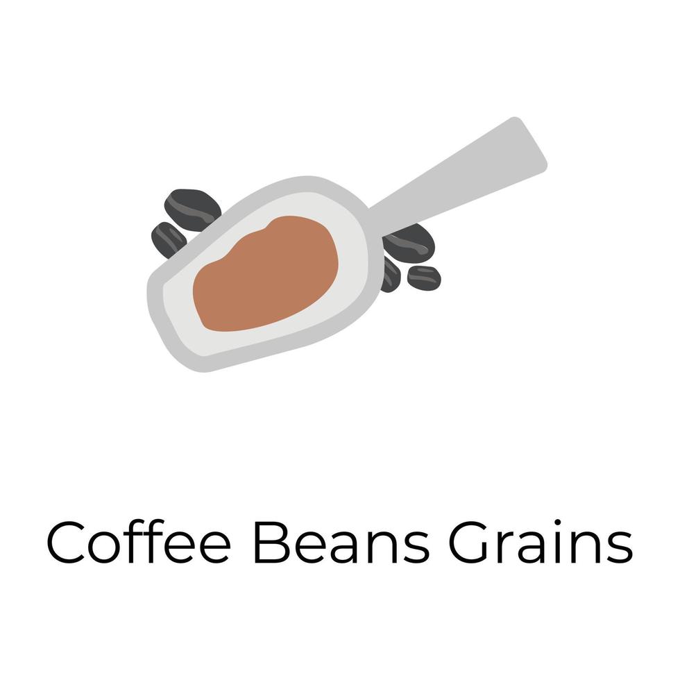 Grind Coffee Beans vector