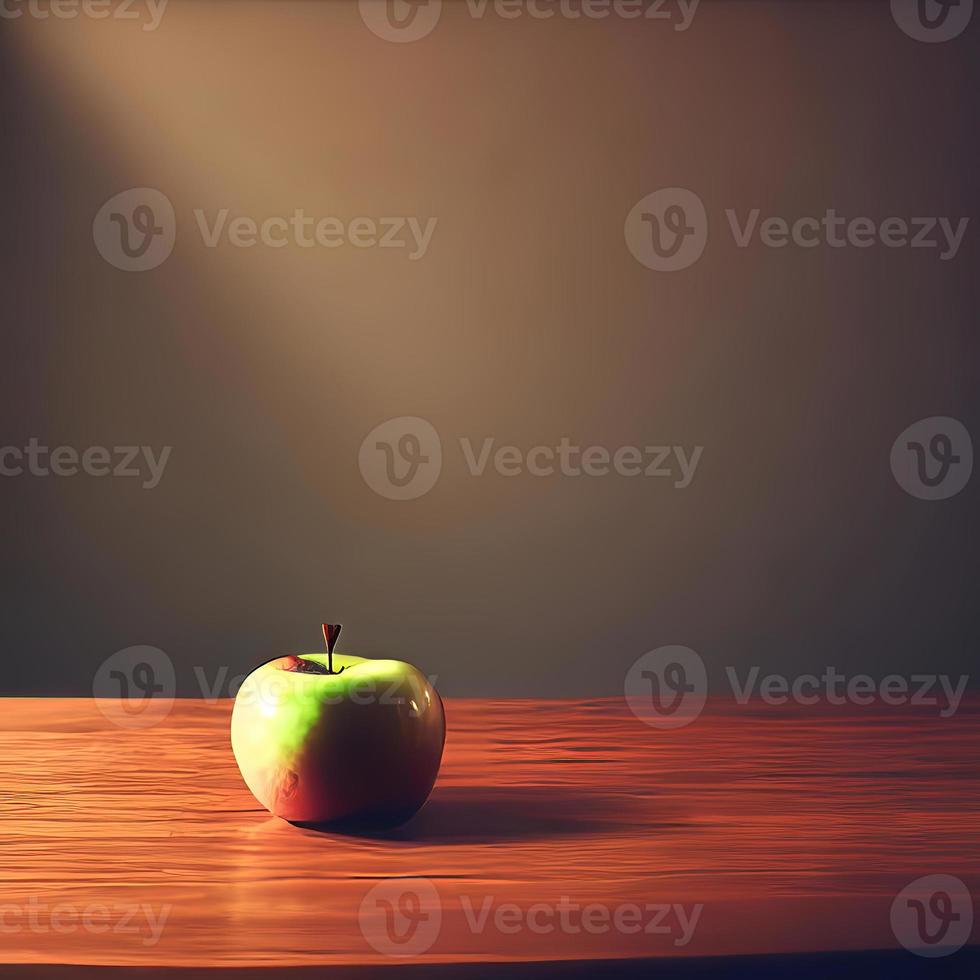 Fruit placeon table 3D render photo