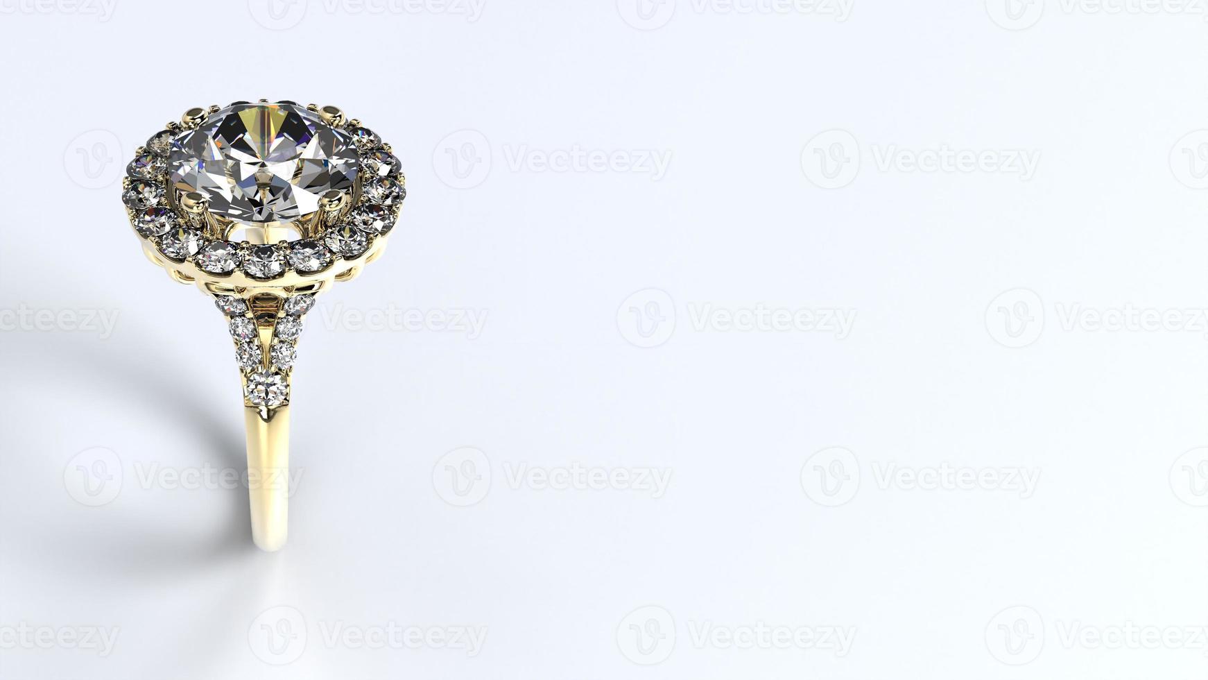 wedding, ring, gold, silver, diamond, engagement, fashion, marriage, stone, 3d render photo