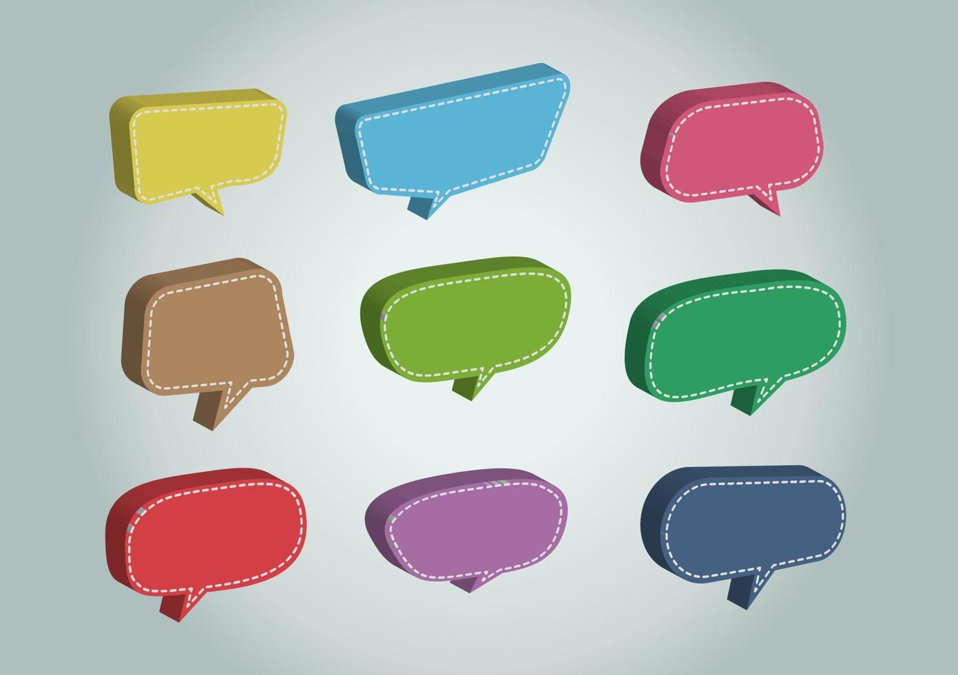 Speech Bubble Pack vector