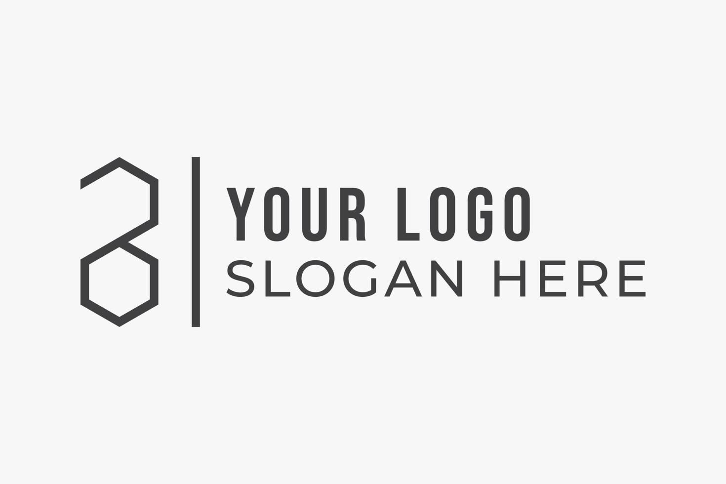 Abstract Hexagon Logo vector