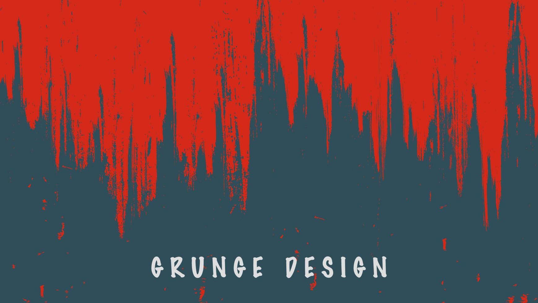 textura de pintura grunge roja abstracta en fondo oscuro vector