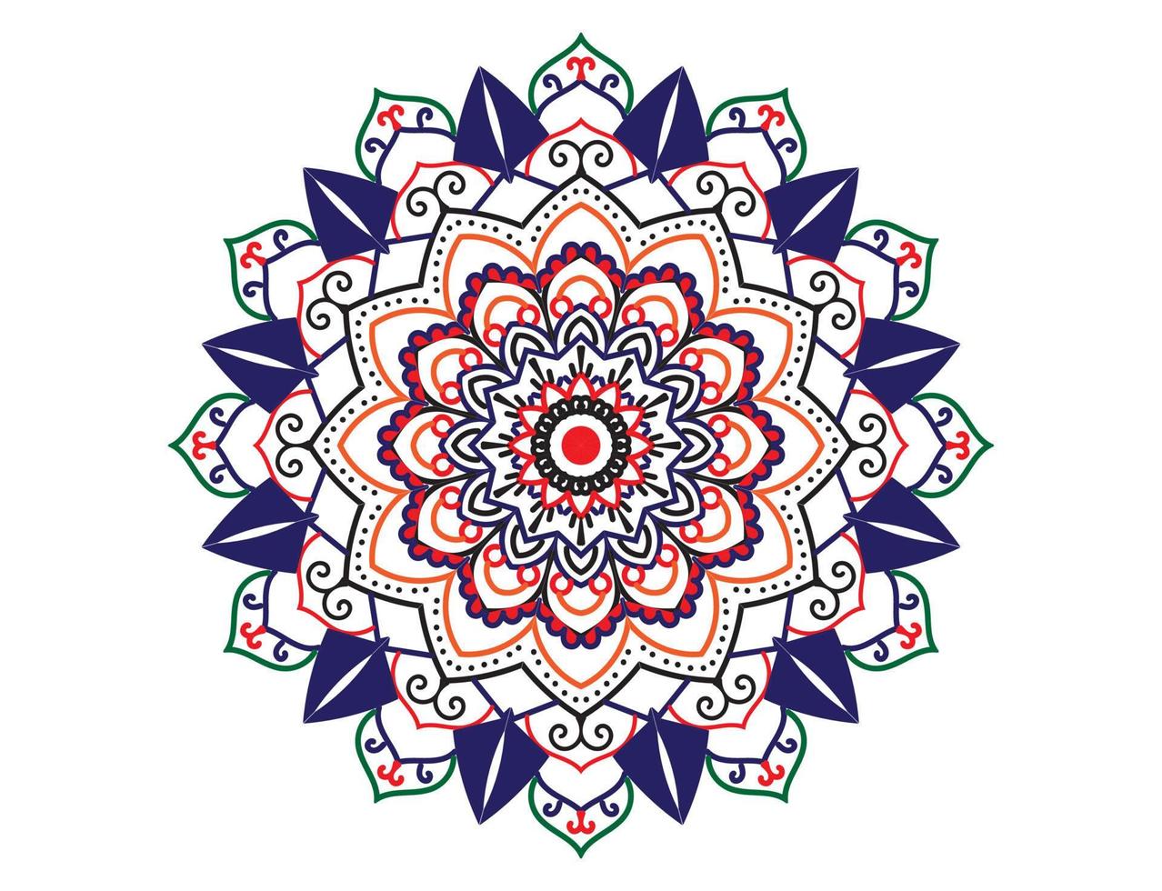 Mandala Design, mandala background ,mandala design for coloring page vector