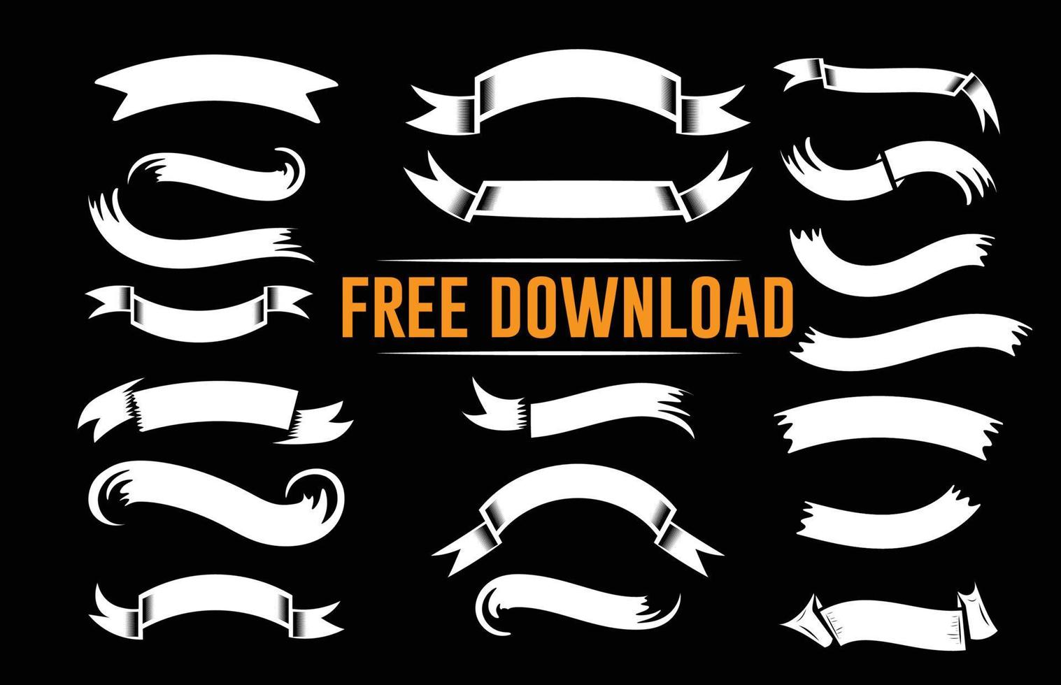 Ribbon free vector download