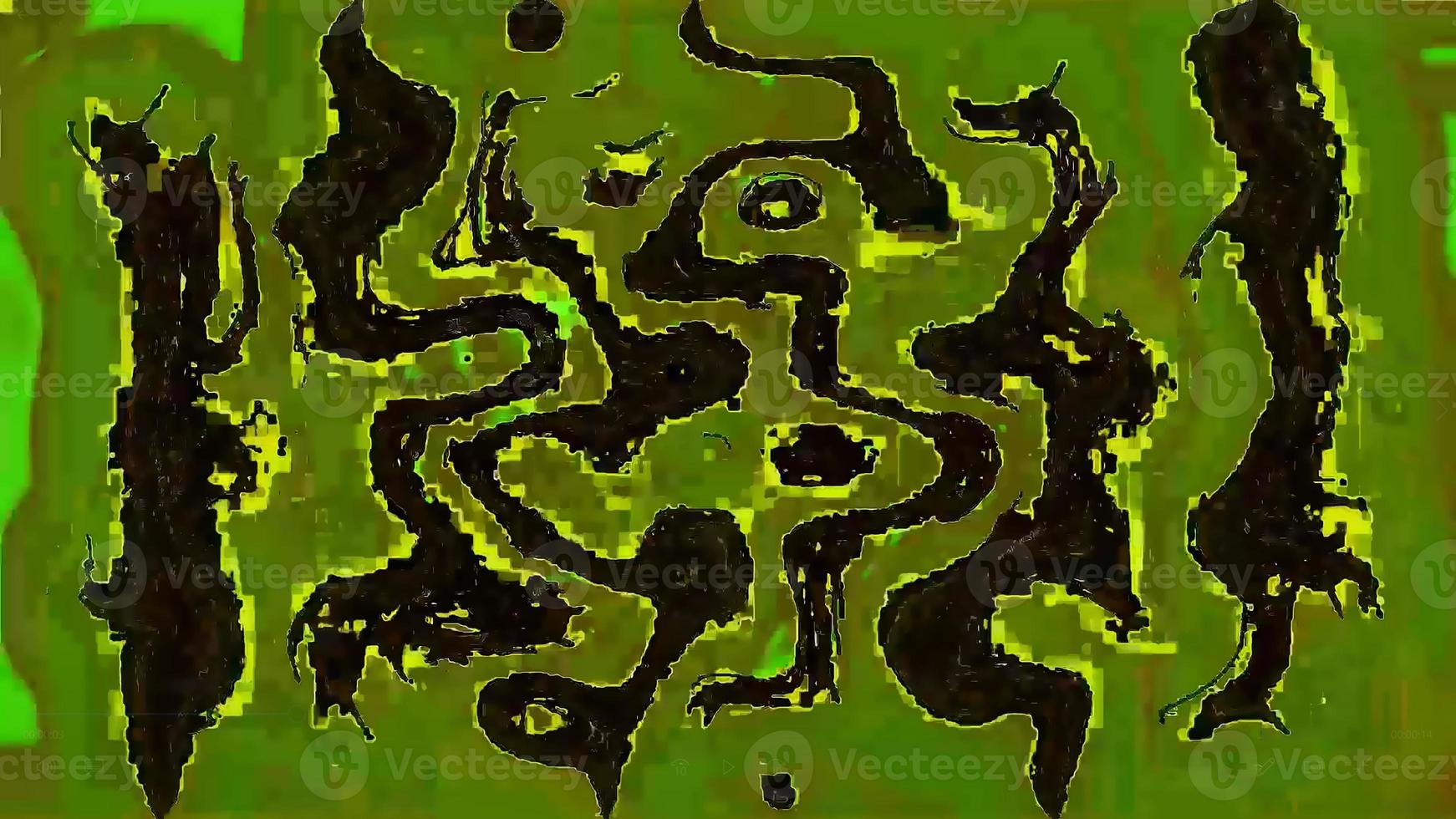Digital Illustration Vibrant Abstract Background photo