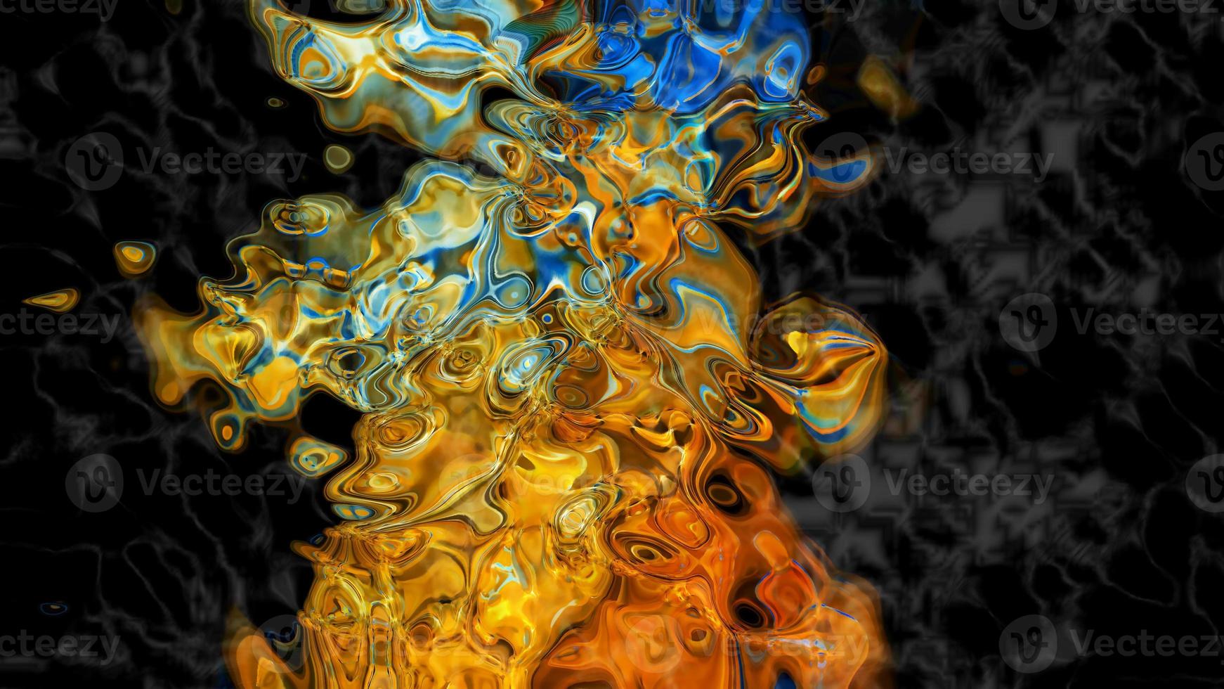 Digital Illustration Beautiful Abstract Vibrant Background photo