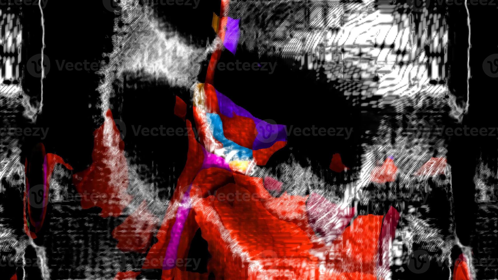 Digital Illustration Beautiful Abstract Vibrant Background photo