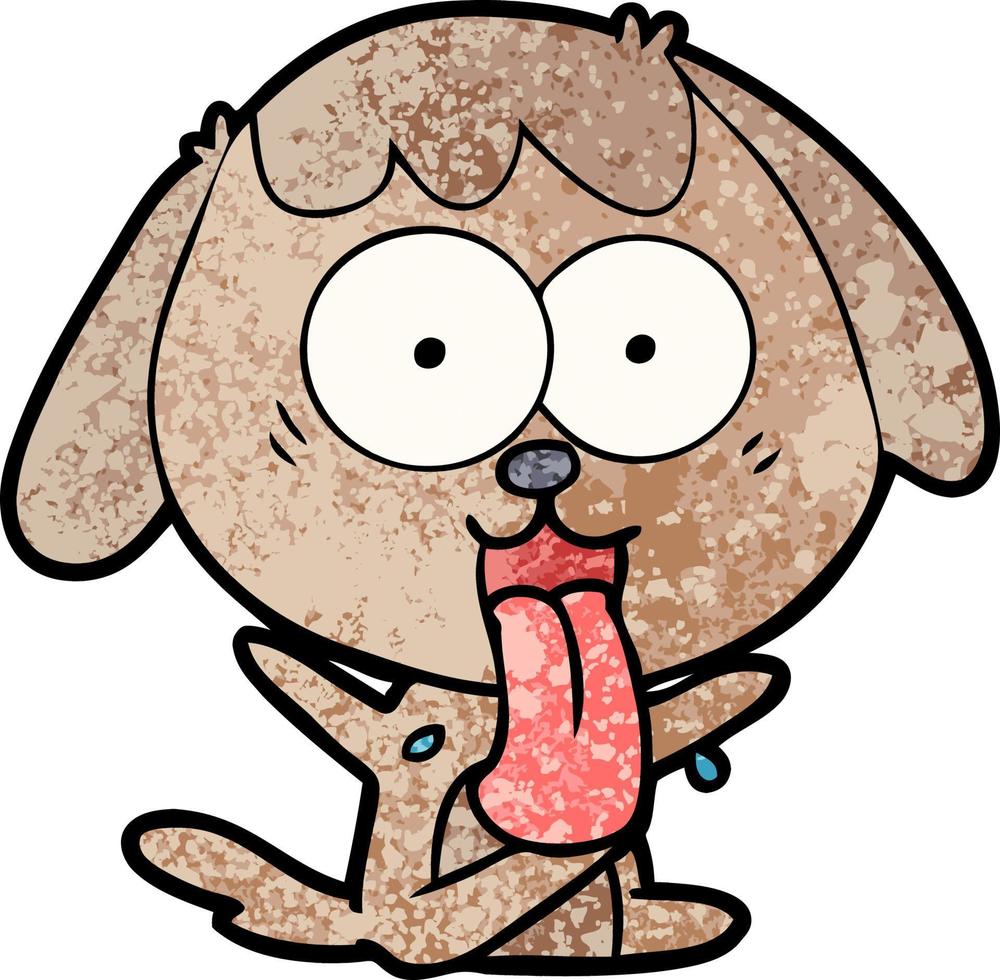 Vector dog character in cartoon style