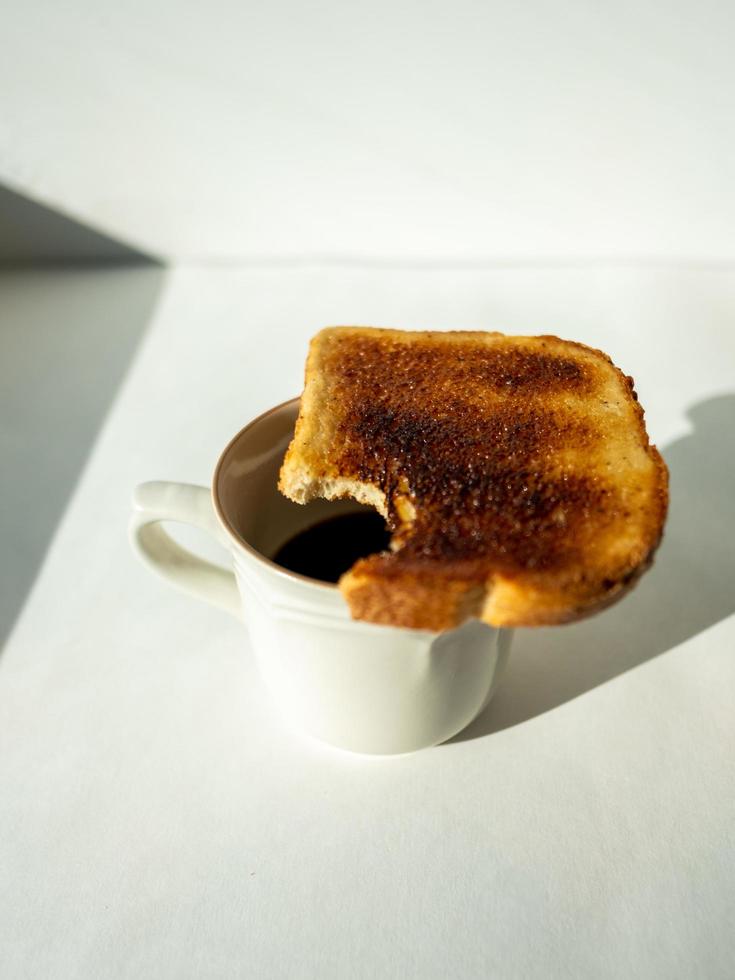 Toast and coffee photo