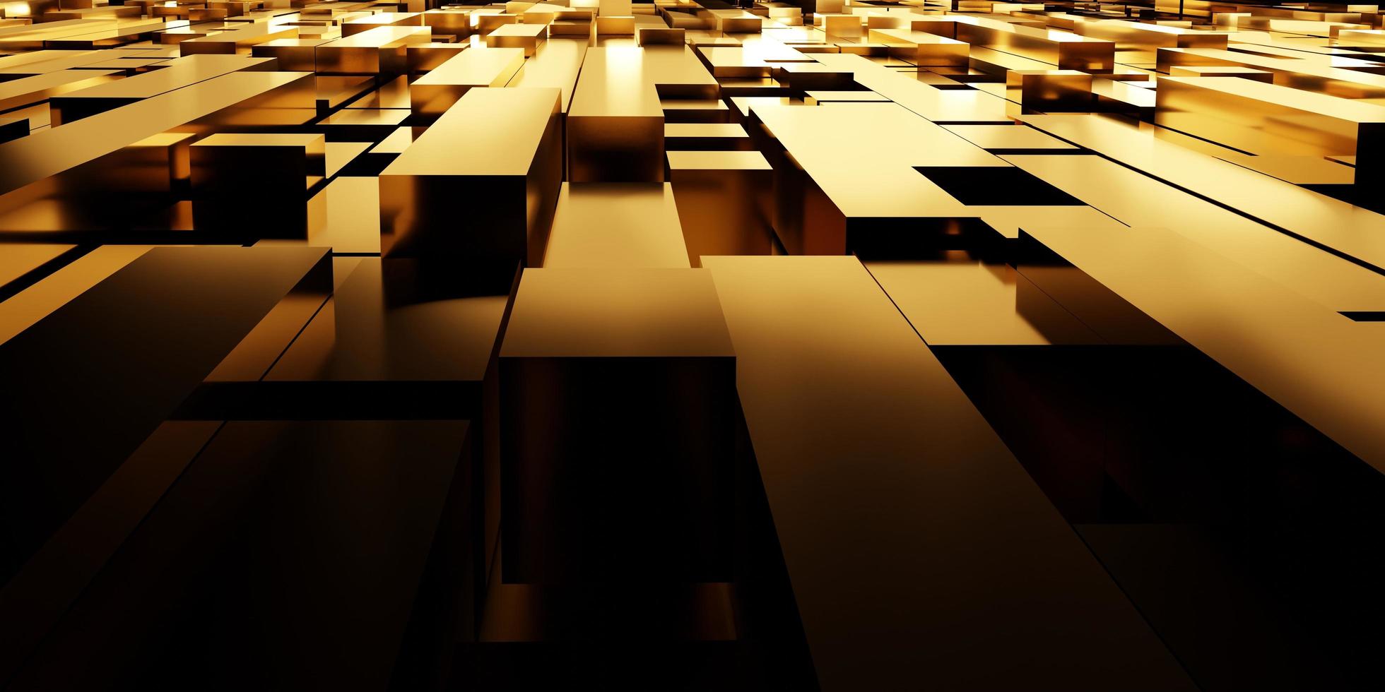 gold bar background glittering gold 3D illustration photo