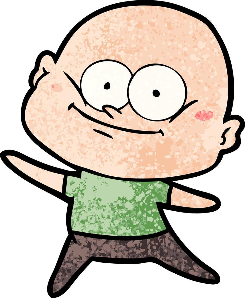 personaje de hombre vectorial en estilo de dibujos animados vector