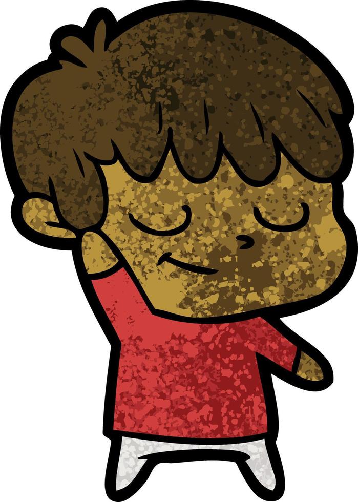 Vector man character in cartoon style