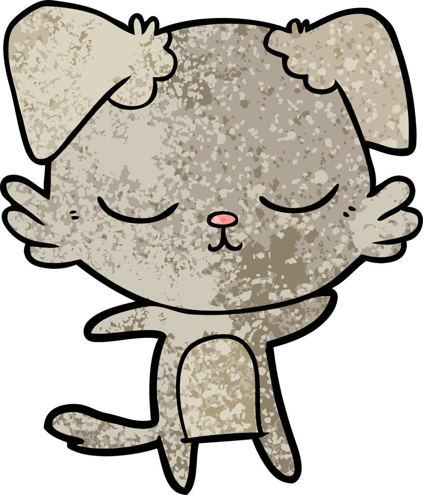 Vector dog character in cartoon style