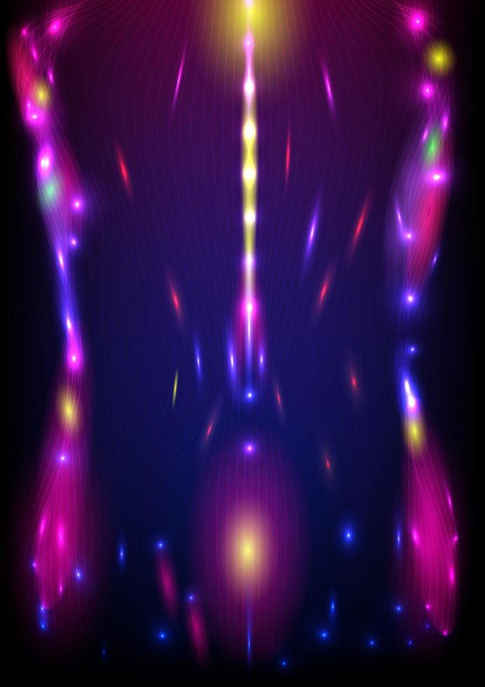 Christmas and New year festival abstract background neon light fiber optic futuristic technology internet online vector illustration
