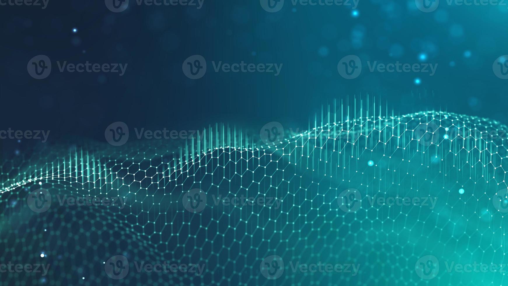 Technology cloud world, great design for business strategy presentation. Iot and technology concept. Internet technology online business concept. Computer brain technology background. photo