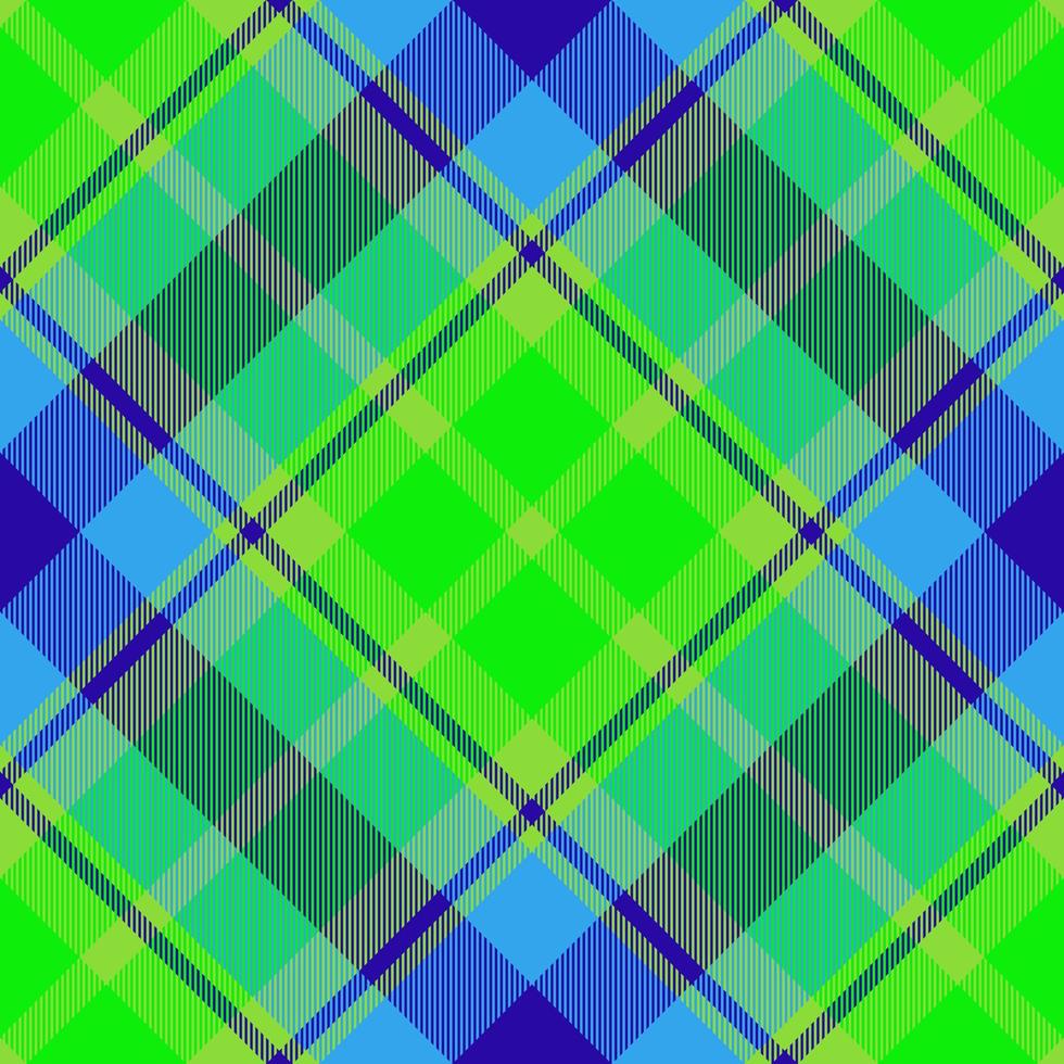 Plaid check fabric. Seamless textile background. Vector texture pattern tartan.