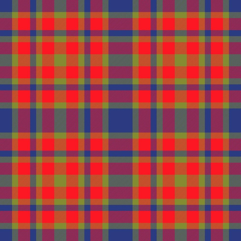 Texture seamless background. Vector textile fabric. Pattern plaid tartan check.