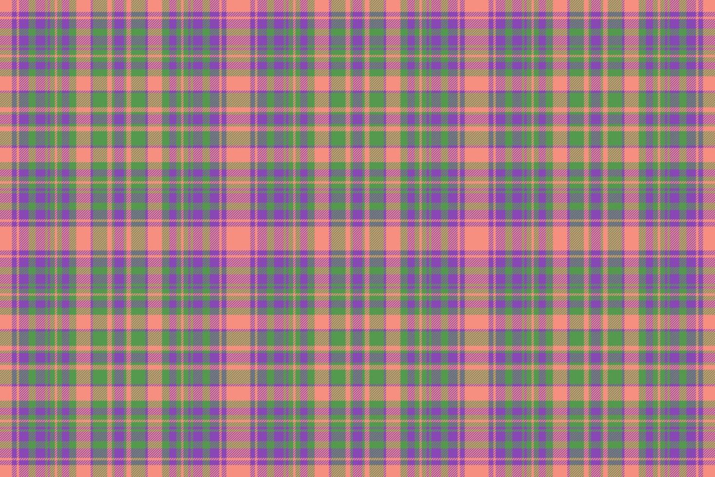 Plaid tartan texture. Check pattern seamless. Vector fabric background textile.