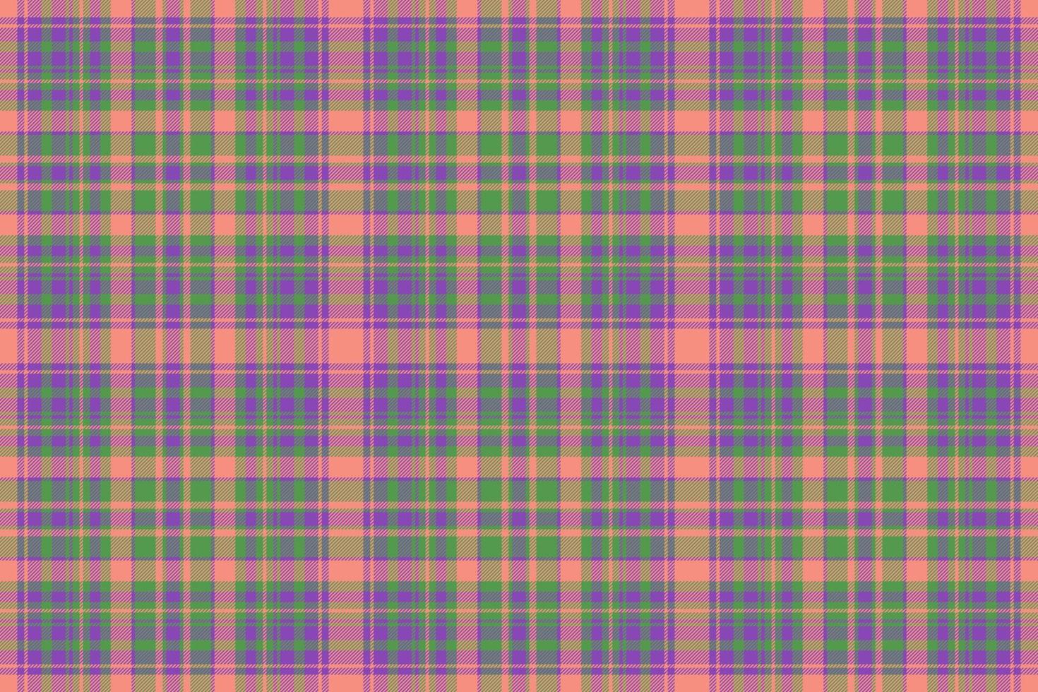 Plaid tartan texture. Check pattern seamless. Vector fabric background textile.