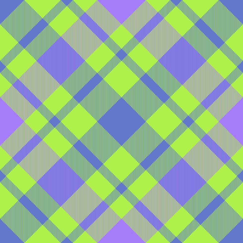 Tartan textile pattern. Check seamless texture. Fabric background vector plaid.