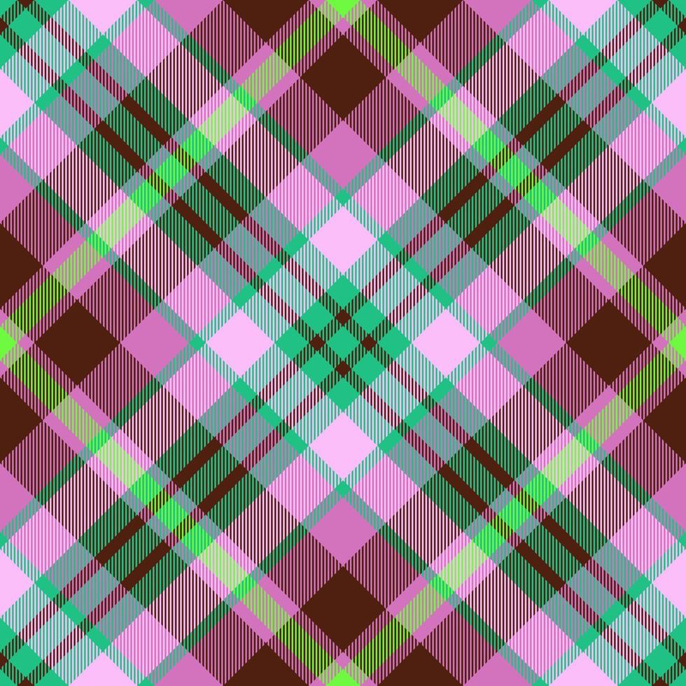 Vector texture check. Background tartan textile. Plaid seamless fabric pattern.