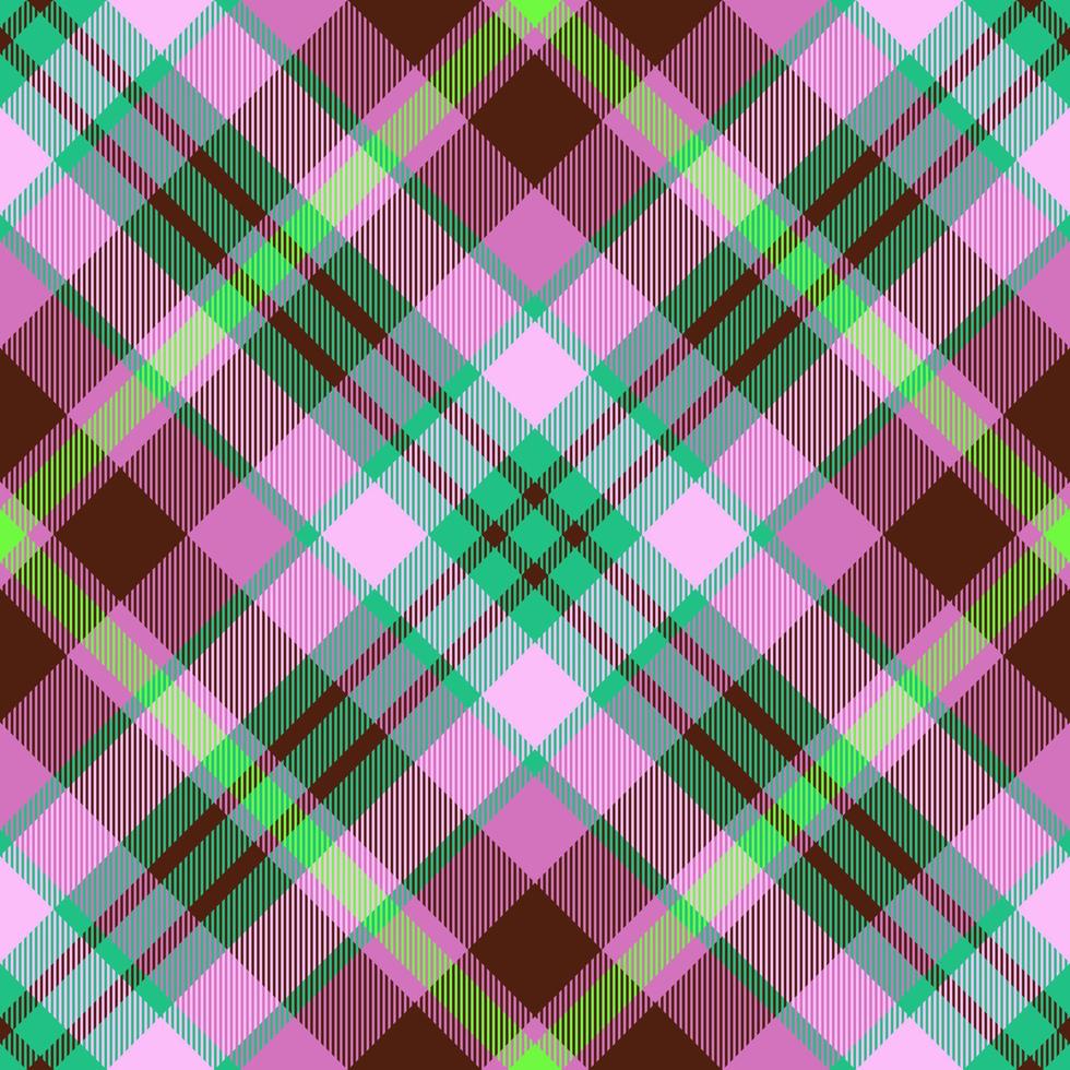 Vector texture check. Background tartan textile. Plaid seamless fabric pattern.