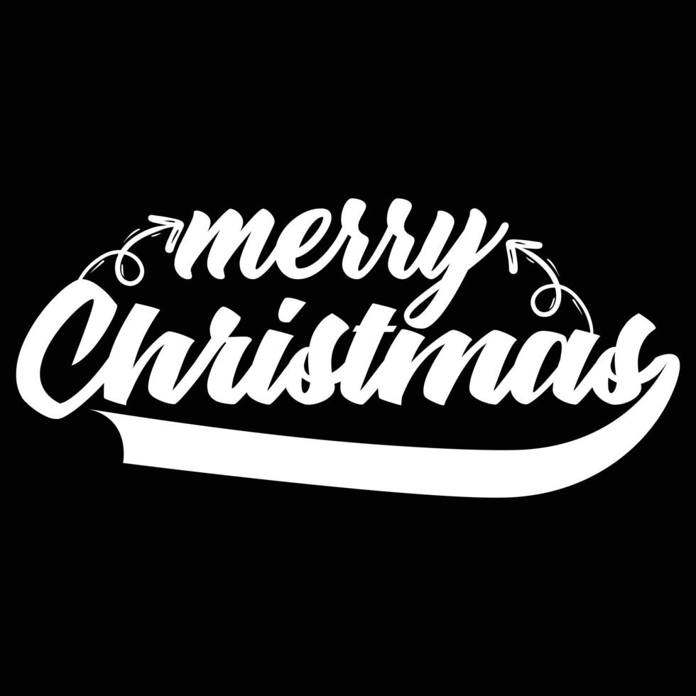 Merry Christmas T-shirt design vector