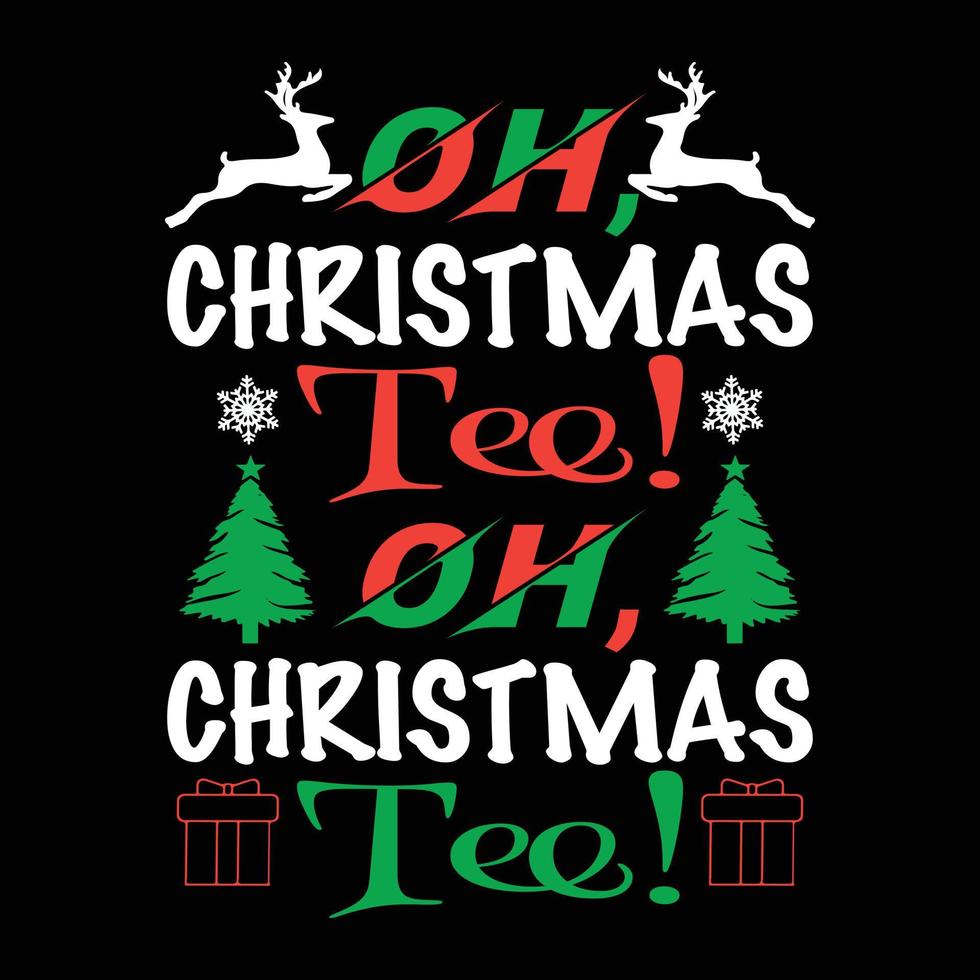 Happy Merry Christmas T shirt design vector