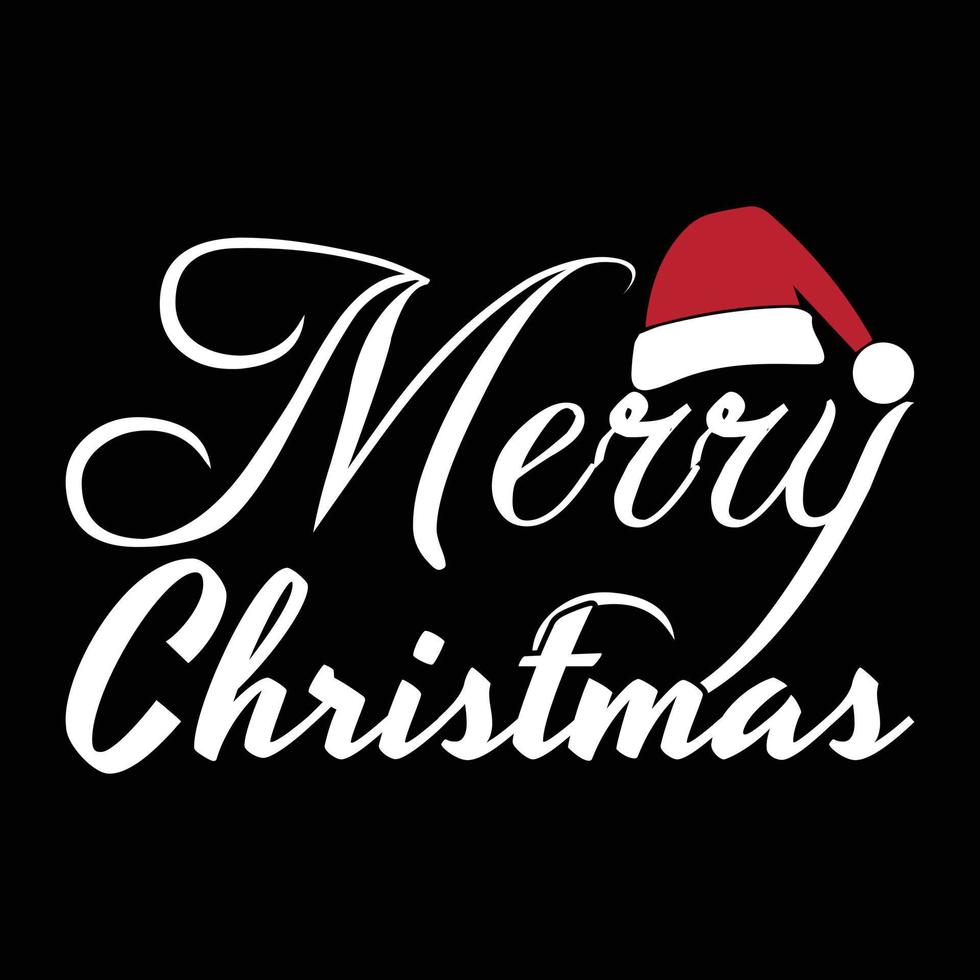 Happy Merry Christmas T shirt design vector