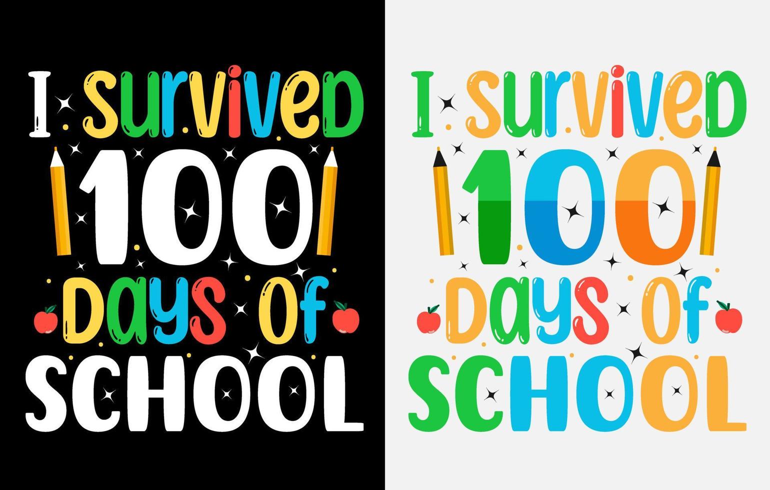 100th days of school, hundred days t shirt design, 100th days celebration t shirt vector