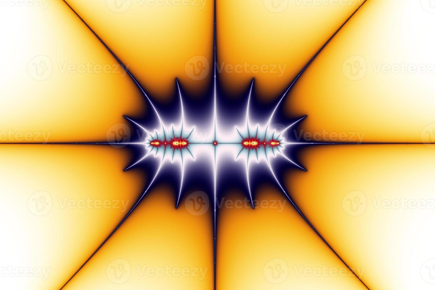 3D-Illustration of a beautiful zoom into the infinite mathematical mandelbrot set fractal. photo
