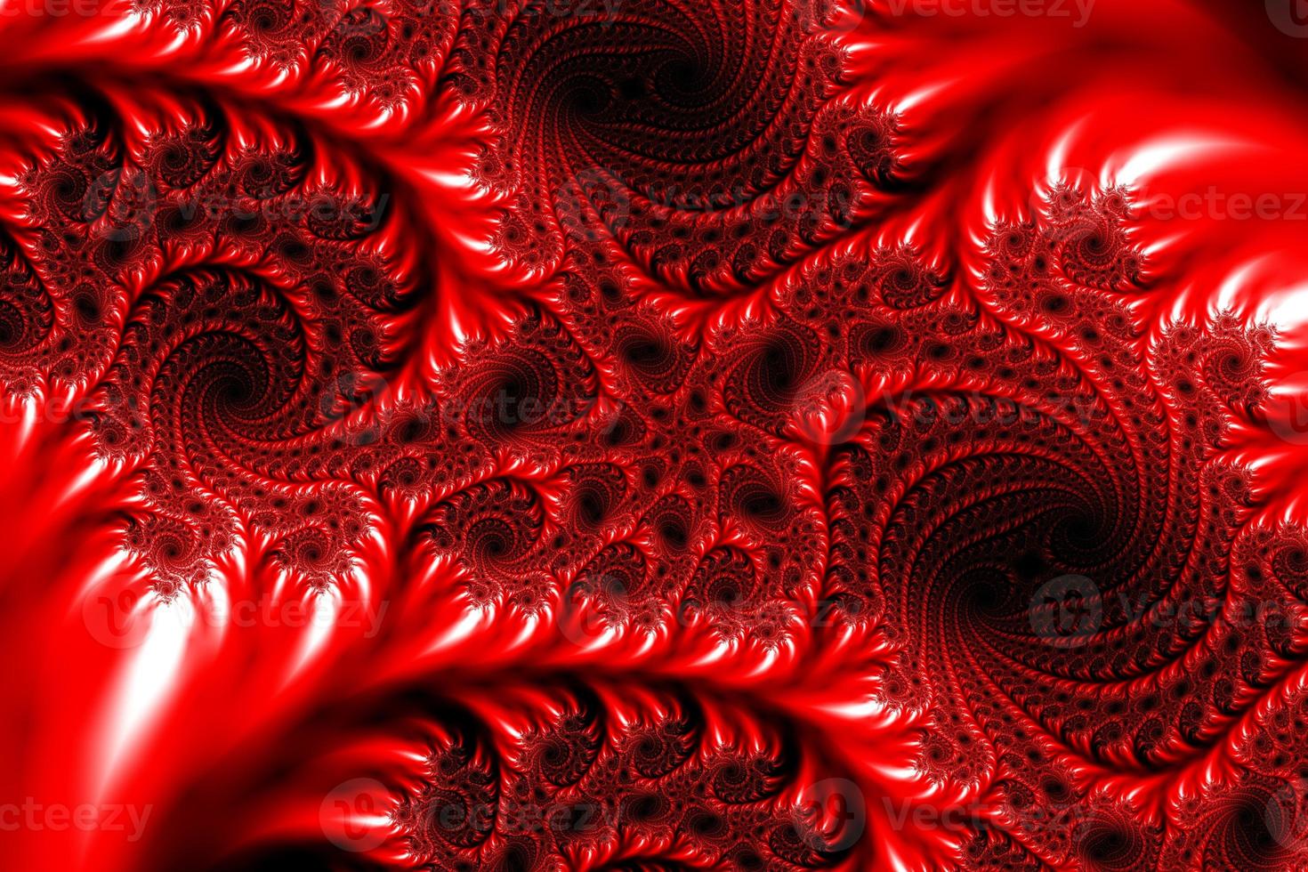 3D-Illustration of a beautiful zoom into the infinite mathematical mandelbrot set fractal. photo