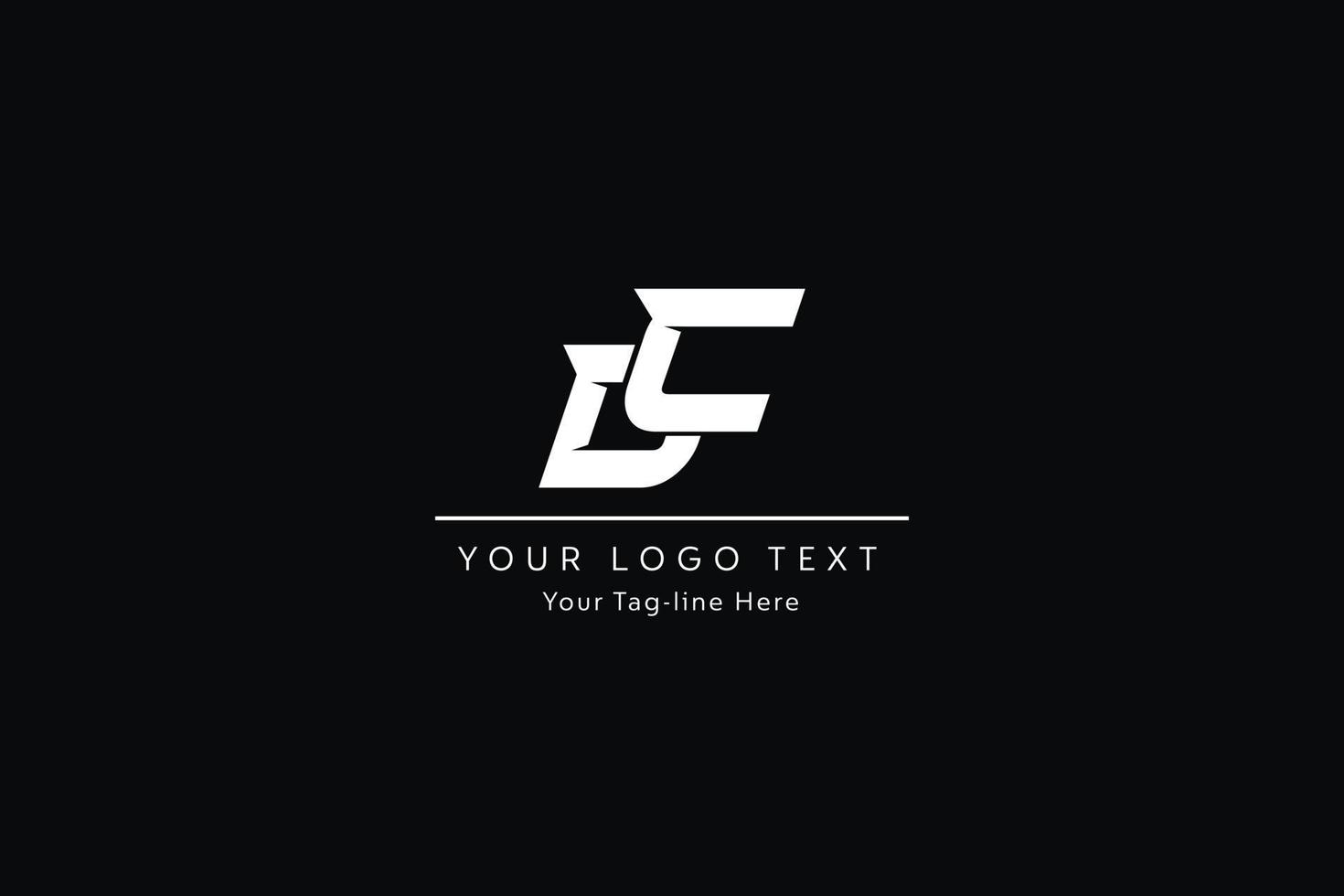 DC Letter Logo Design. Creative Modern D C  Letters icon vector Illustration.