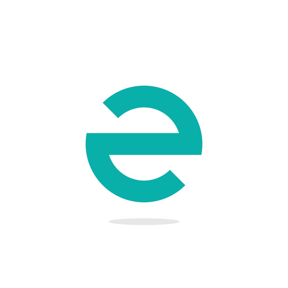 E Logo Design and template. Creative E icon initials based Letters in vector. vector