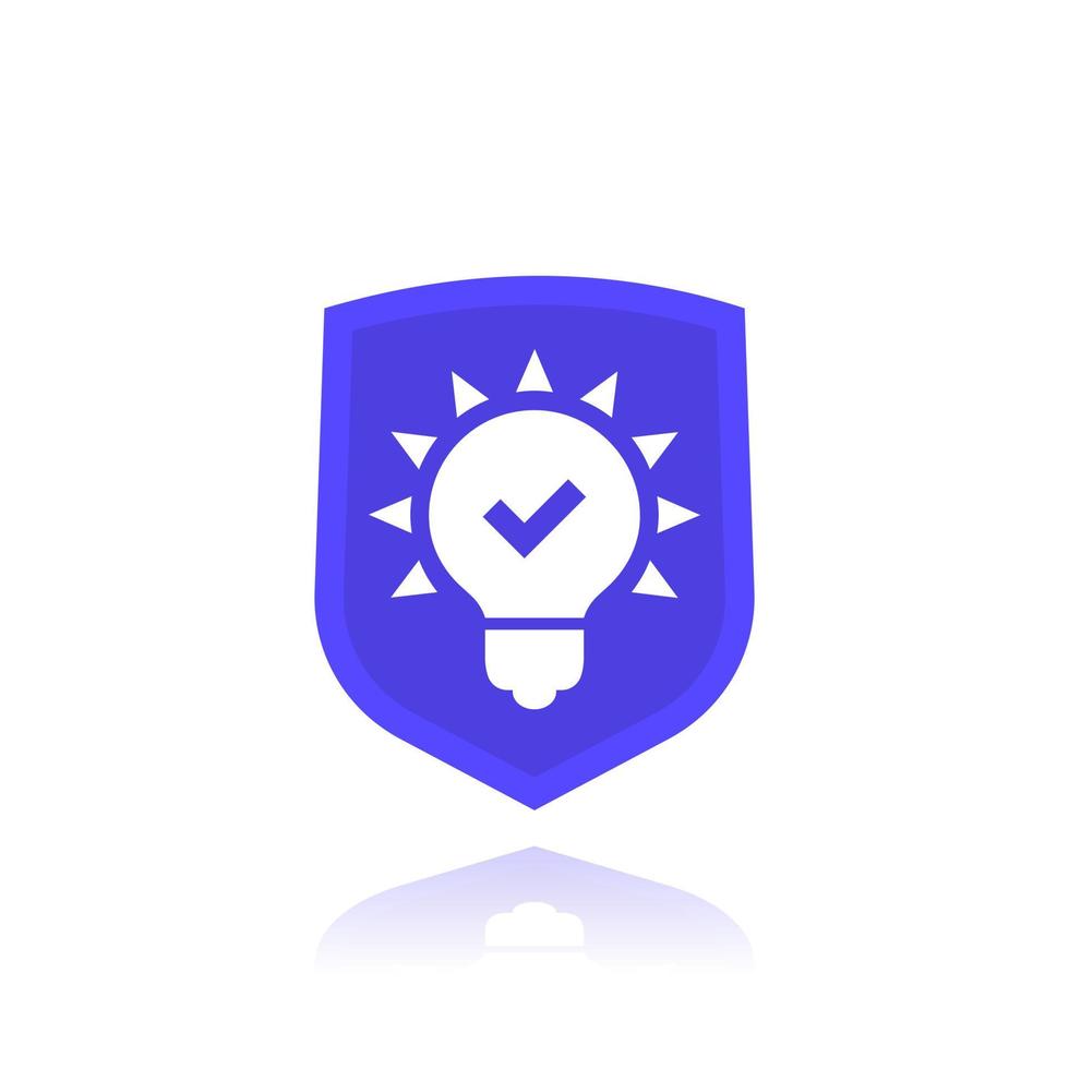 patent protection icon, vector design