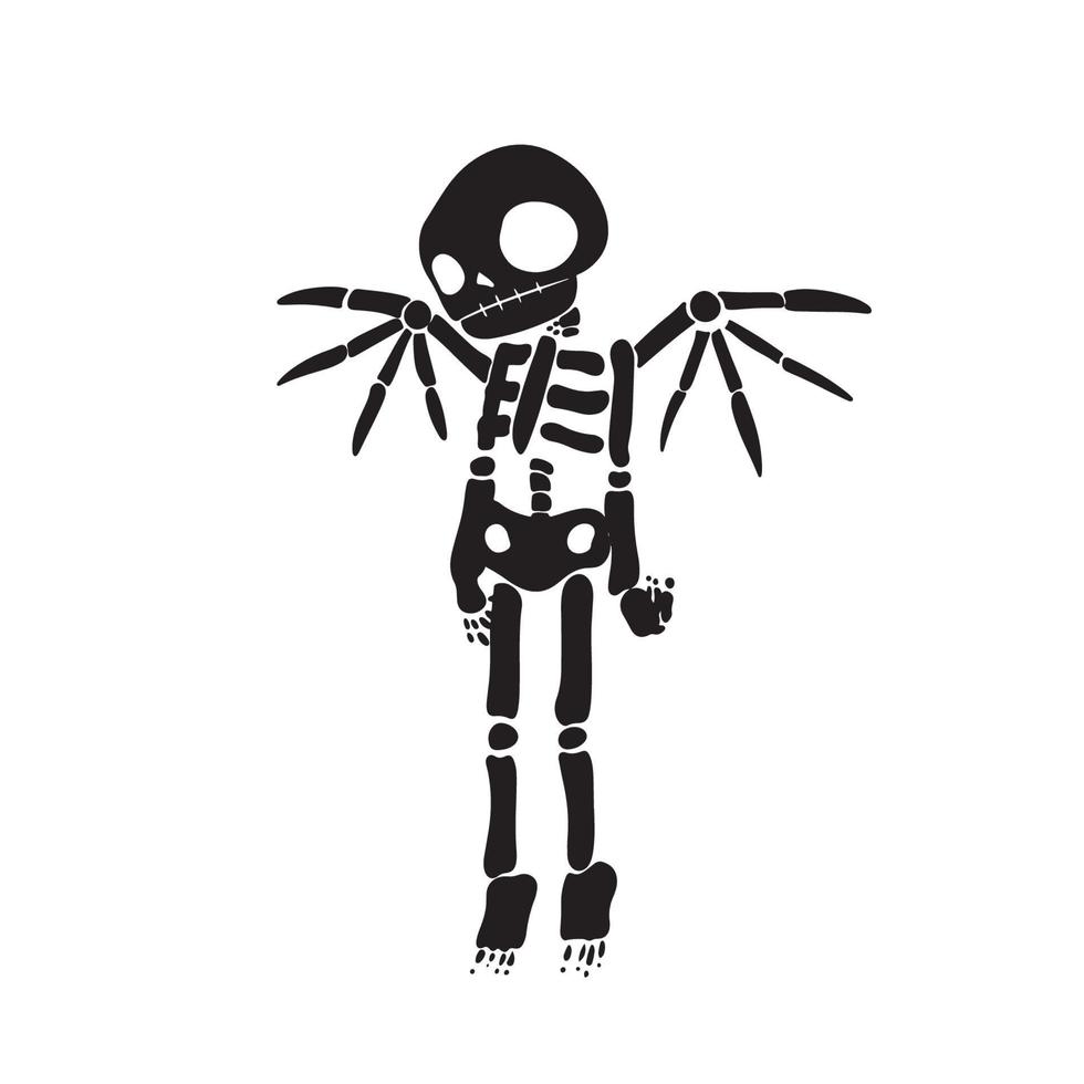 Skull silhouette for your design Vector