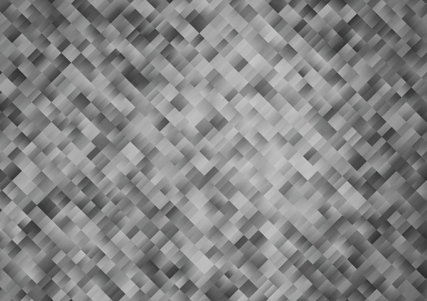 textura de vector gris plateado claro en estilo rectangular.