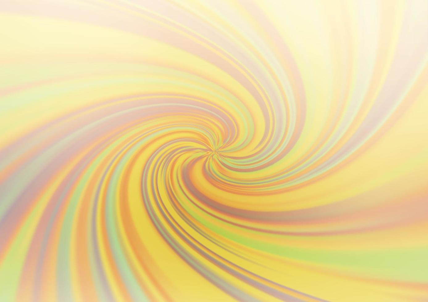 Light Yellow, Orange vector blurred shine abstract template.