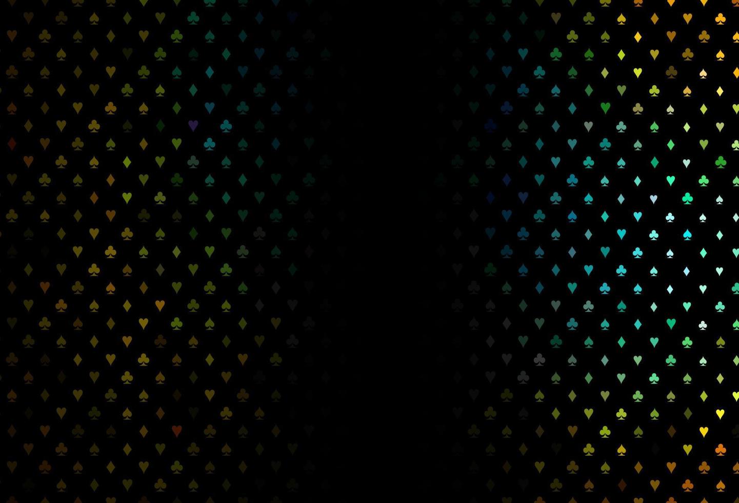 Dark black vector layout with elements of cards.
