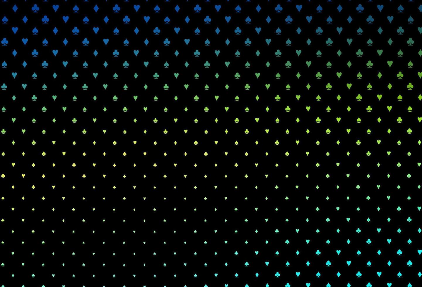 Dark blue, yellow vector layout with elements of cards.