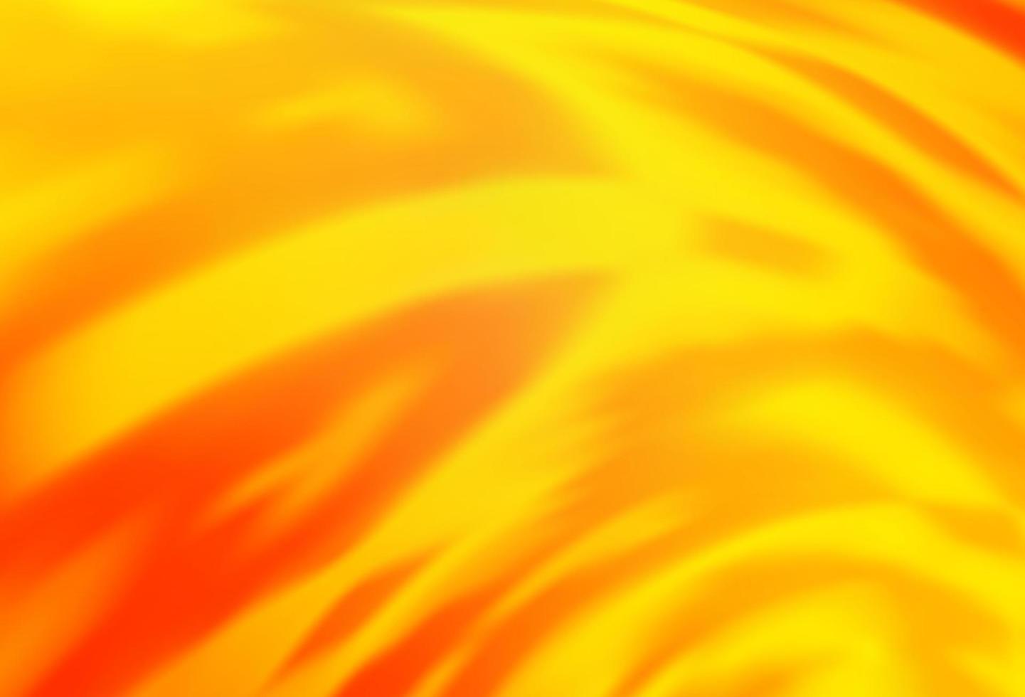 Light Yellow, Orange vector blurred shine abstract template.
