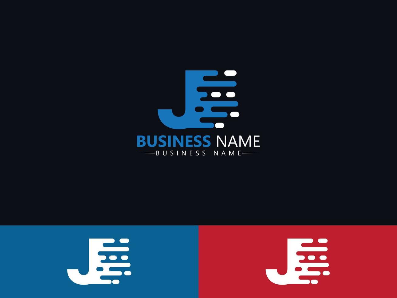 Letter J jj Express Delivery Logo Icon Design vector