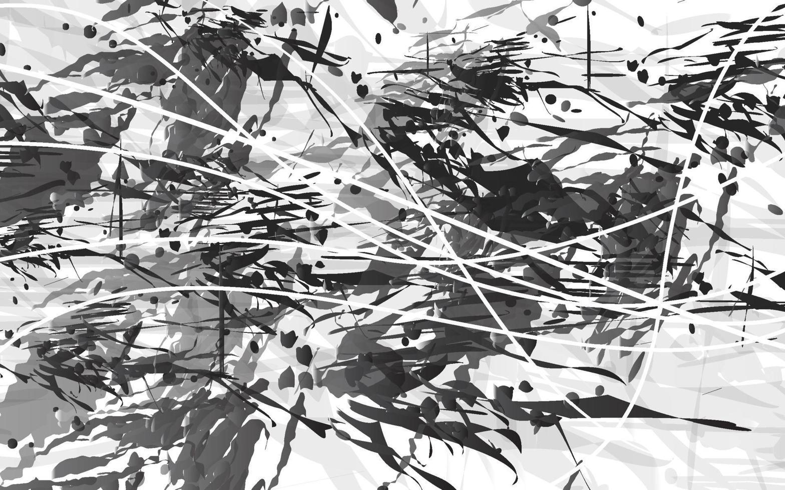 vector de fondo de color blanco y negro abstracto