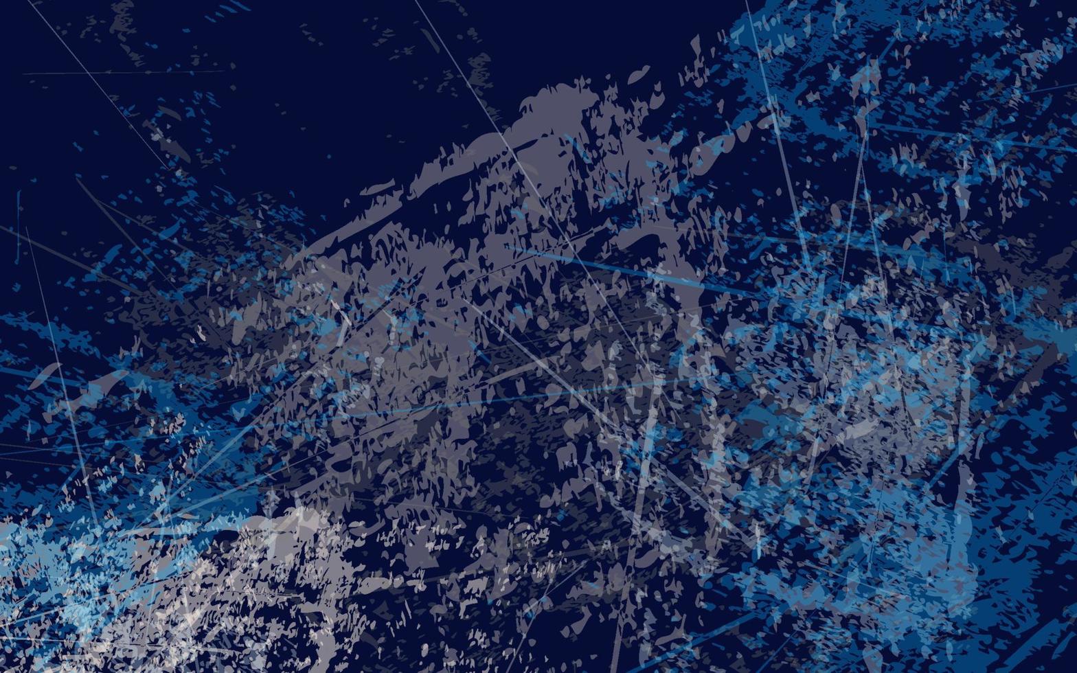 Abstract grunge texture dark blue color background vector