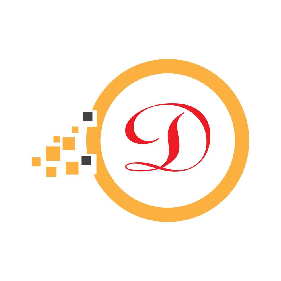 Vector illustration letter D 13968008 Vector Art at Vecteezy
