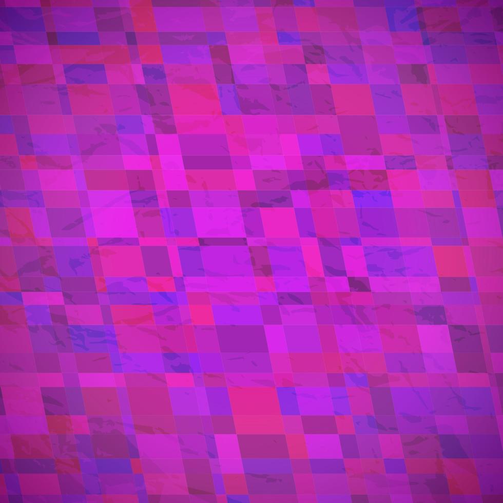 Abstract textured background with purple colorful rectangles. Card design. Beautiful futuristic dynamic geometric pattern design. Vector illustration